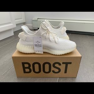 New Adidas Yeezy 350 Boost V2 Cream/Triple White